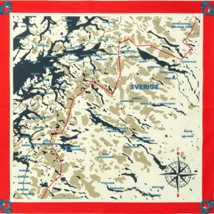 Swedish Classic Map Scarf