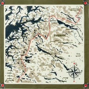Swedish Classic Map Scarf