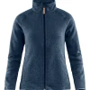 Övik Fleece Zip Sweater W
